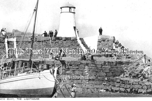WL 1163 - The Lighthouse, New Quay, Cardiganshire, Wales c1935