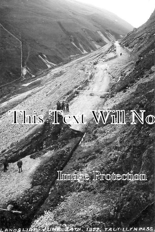 WL 1180 - Landslide Disaster At Tal-Y-Llyn Pass, Gwynedd, Wales c1927