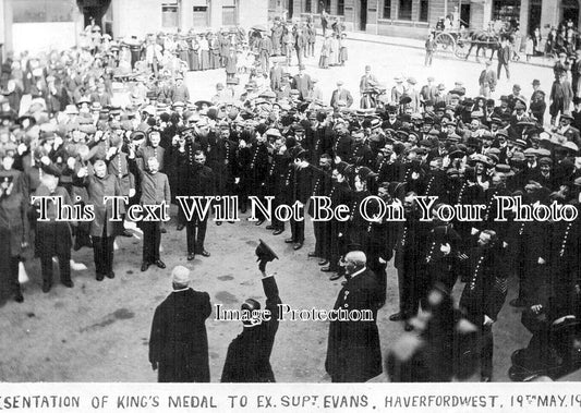 WL 1188 - Kings Medal Presentation, Haverfordwest, Wales 1911
