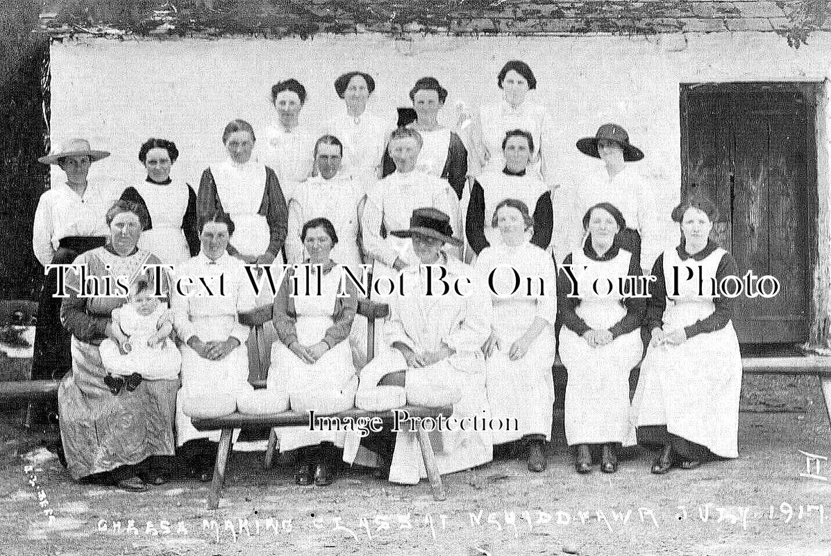 WL 1196 - Cheese Making Class, Neuadd Fawr, Wales 1917
