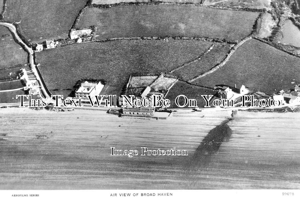 WL 1203 - Air View Of Broad Haven, Wales