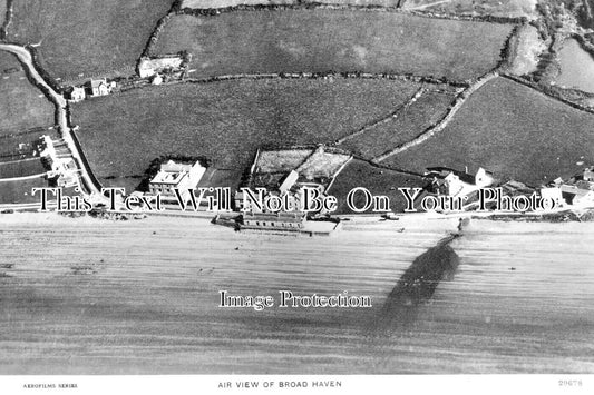 WL 1203 - Air View Of Broad Haven, Wales
