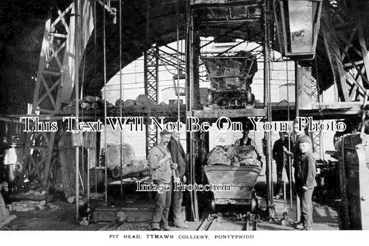 WL 124 - Pit Head, Tymawr Colliery, Pontypridd, Glamorgan, Wales c1912