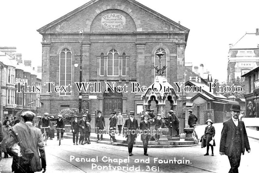 WL 1257 - Penuel Chapel & Fountain, Pontypridd, Wales