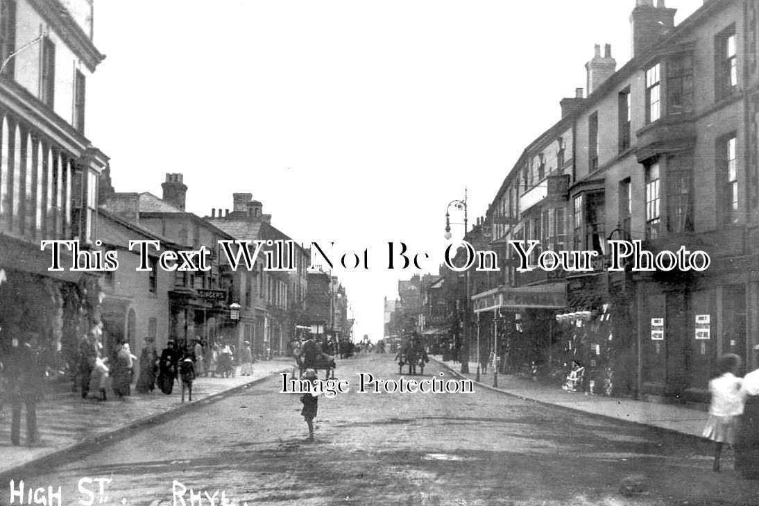 WL 1294 - High Street, Rhyl, Flintshire, Wales – JB Archive