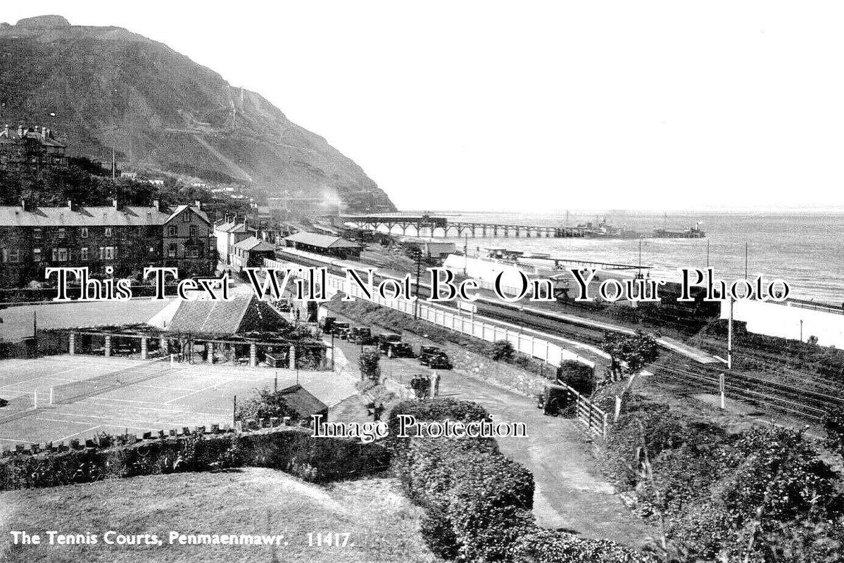 WL 1299 - The Tennis Courts, Penmaenmawr, Wales c1930