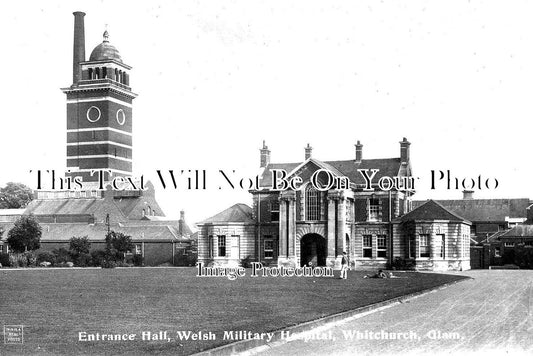WL 1300 - Entrance Hall, Welsh Military Hospital, Whitchurch, Wales c1918