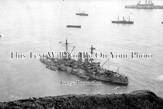 WL 1314 - Battleship In Pembroke Dock, Wales