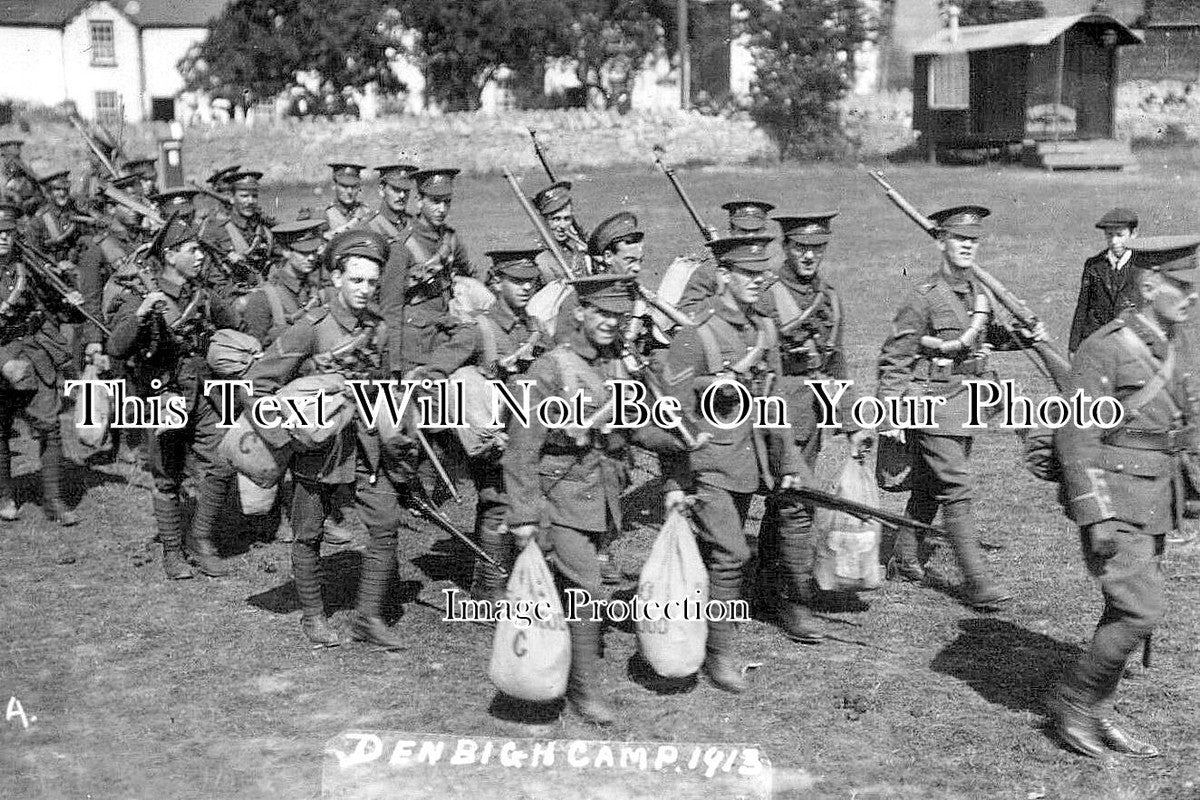 WL 1349 - Denbigh Military Camp, Wales 1913