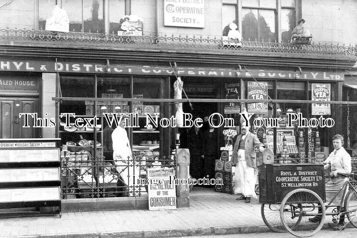 WL 1350 - Rhyl District Co-Operative Society Shop, Wales