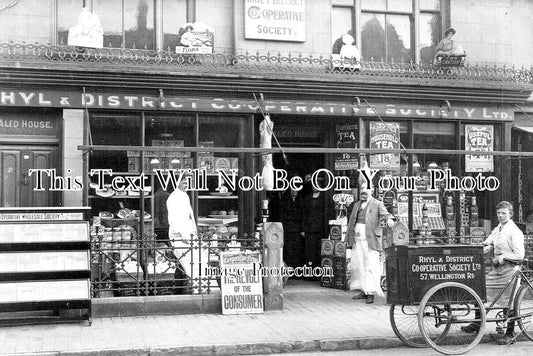 WL 1350 - Rhyl District Co-Operative Society Shop, Wales