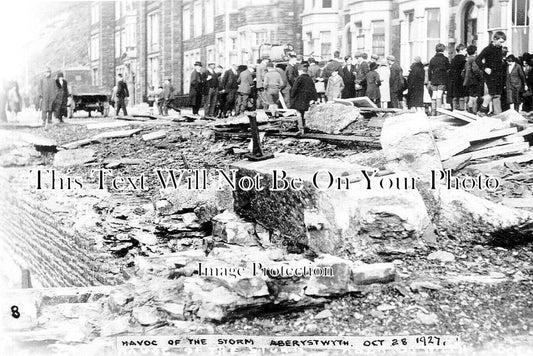WL 1353 - Storm Damage At Aberystwyth, Wales 1927