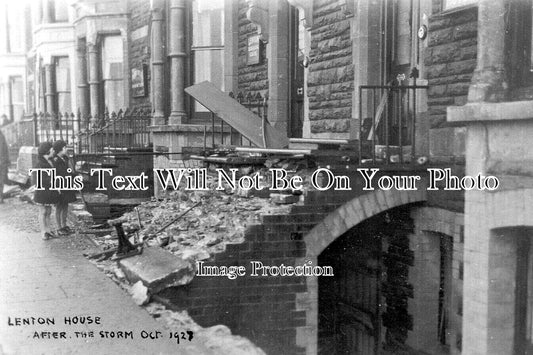 WL 1355 - Lenton House Storm Damage, Aberystwyth, Wales 1927