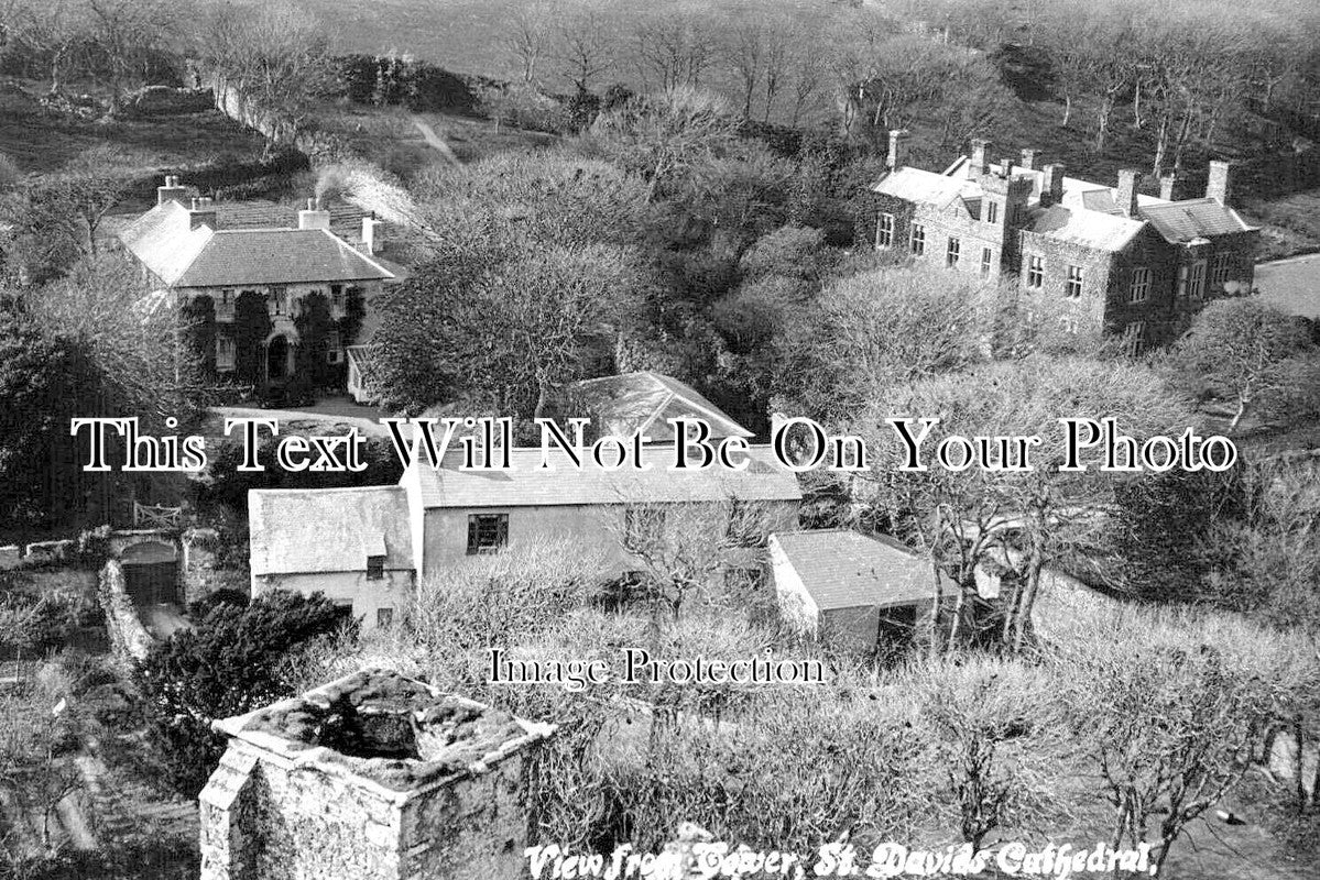 WL 1374 - View From The Tower, St Davids Cathedral, Wales