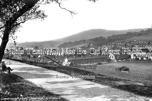 WL 1375 - View From Park Howard, Llanelly, Wales