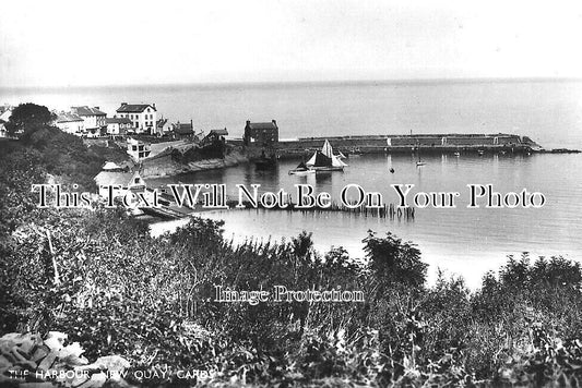 WL 1420 - The Harbour, New Quay, Cardigan, Wales c1962