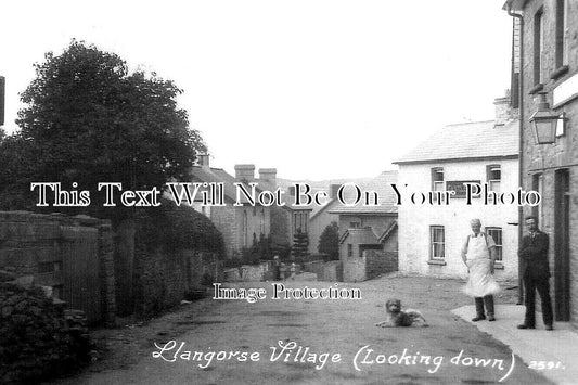 WL 1455 - Llangorse Village, Wales c1921