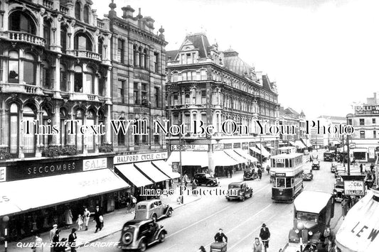 WL 1471 - Queen Street, Cardiff, Wales c1939