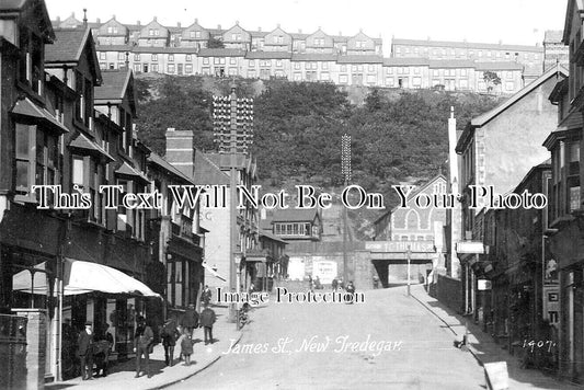 WL 1496 - James Street, New Tredegar, Wales c1925