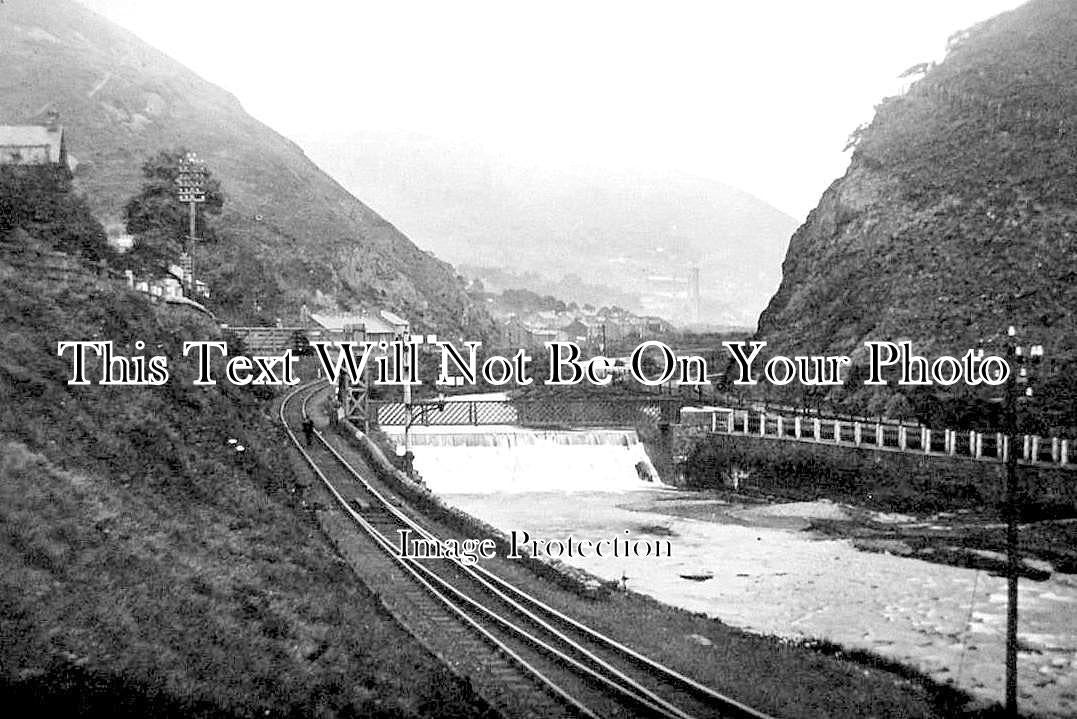 WL 1560 - Railway Line & Weir, Blackwells, Port Talbot, Wales
