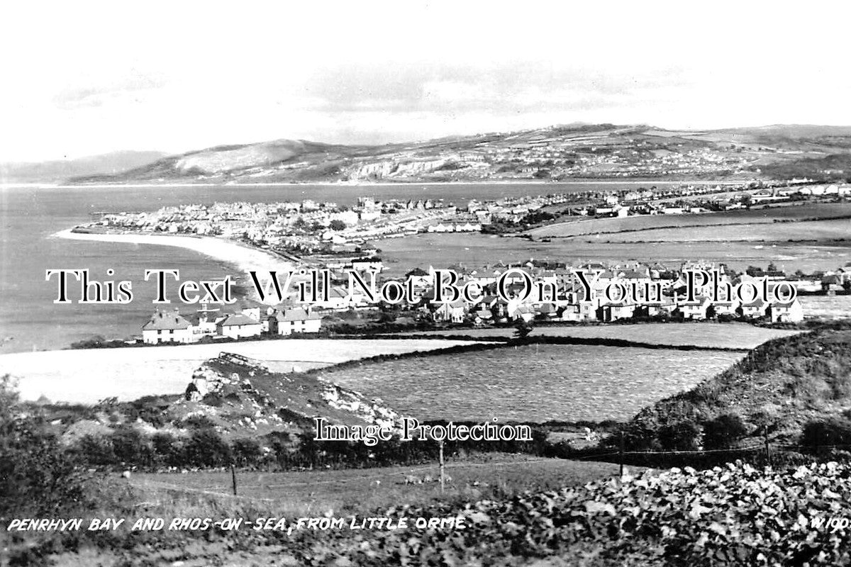 WL 1574 - Penrhyn Bay & Rhos-On-Sea From Little Orme, Wales