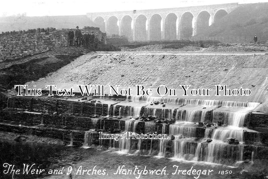 WL 1590 - The Weir & 9 Arches, nantybwch, Tredegar, Wales c1920