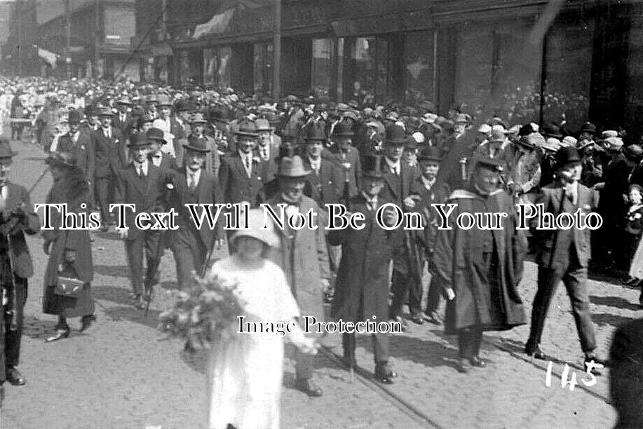 WL 1614 - Procession In Old Oxford Street, Swansea, Wales 1904