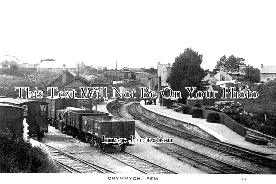 WL 1616 - Crymmych Railway Station, Pembrokeshire, Wales c1923