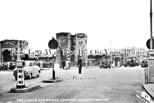 WL 1662 - The Castle & Bridge, Newport, Monmouthshire, Wales