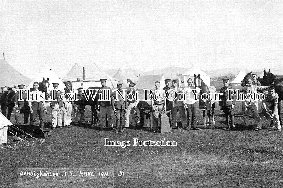 WL 1683 - Kinmel Military Camp, Rhyl, Denbigshire, Wales c1912
