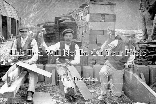 WL 1689 - Slate Quarry Workers, North Wales