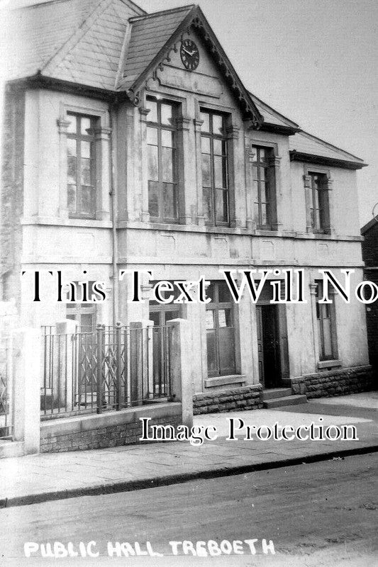WL 1690 - Public Hall, Llangyfelach Road, Treboeth, Wales c1910