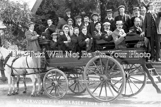 WL 1729 - Blackwood Cricket Club Somerset Tour, Wales 1910