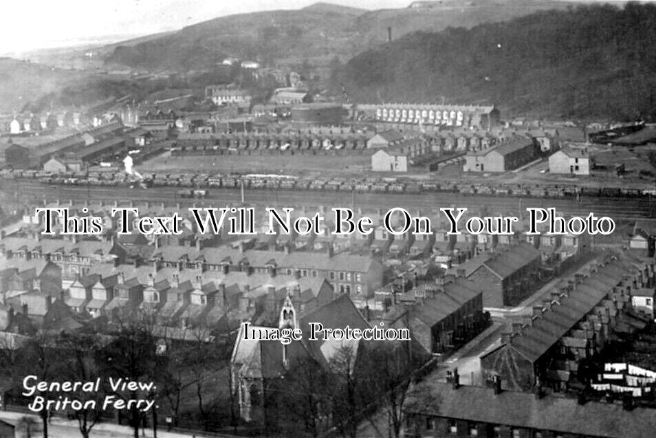 WL 1782 - General View Of Briton Ferry, Wales