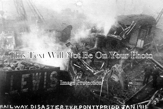 WL 1791 - Pontypridd Railway Disaster Accident, Wales 1911