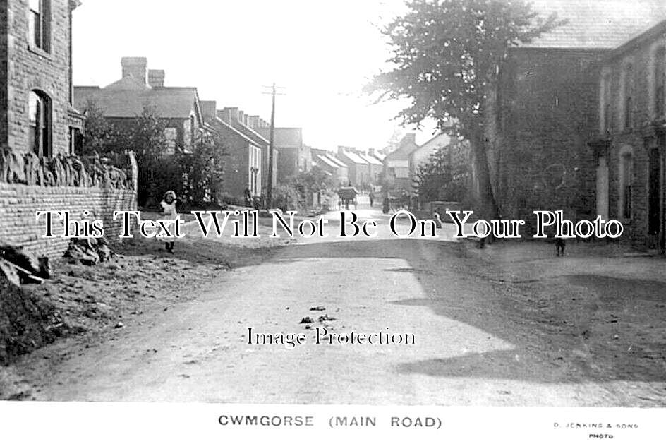 WL 1802 - Main Road, Cwmgorse, Wales c1904