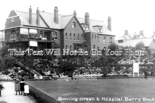 WL 1885 - Bowling Green & Hospital, Barry Dock, Wales