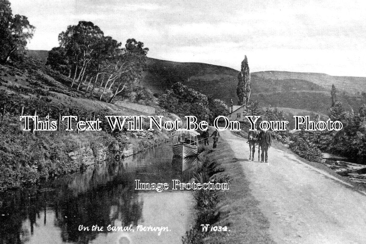 WL 1904 - On The Canal, Berwyn, Wales c1905