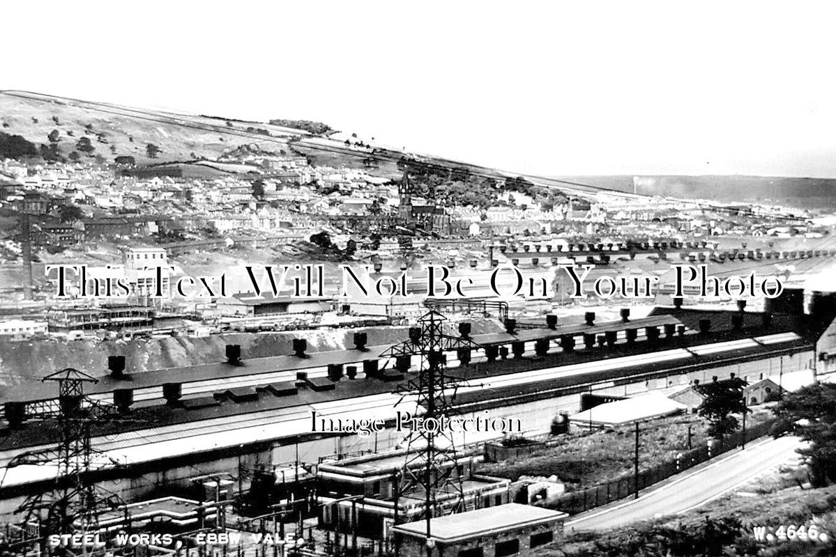 WL 1909 - Steel Works, Ebbw Vale, Wales c1959