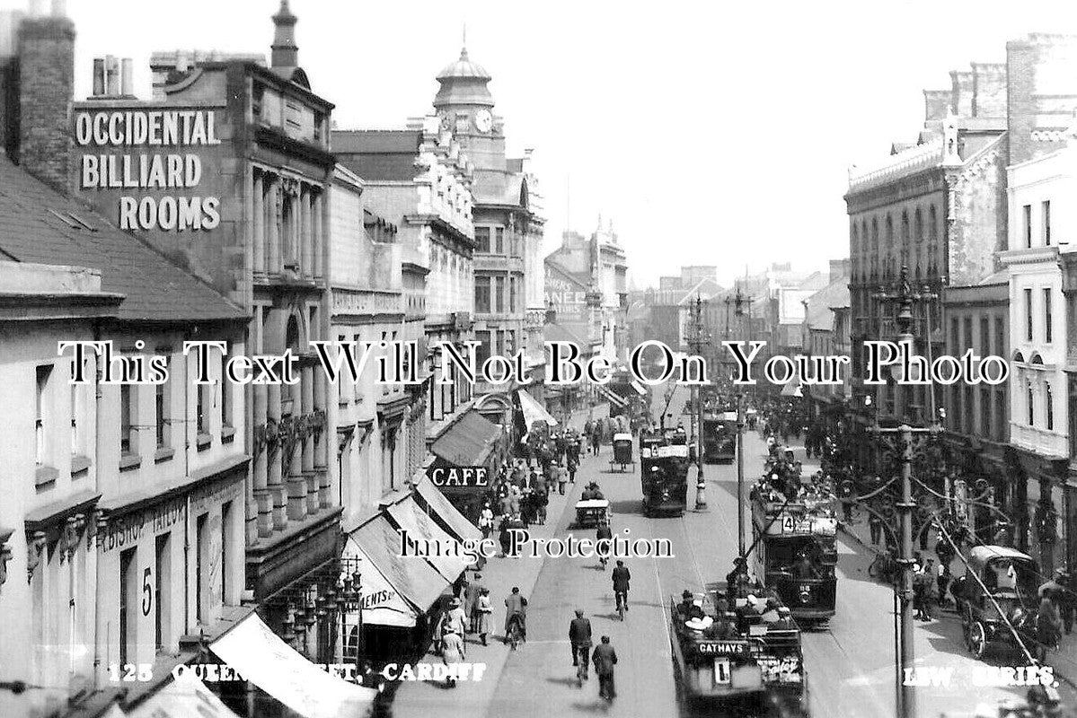 WL 1915 - Queen Street, Cardiff, Wales