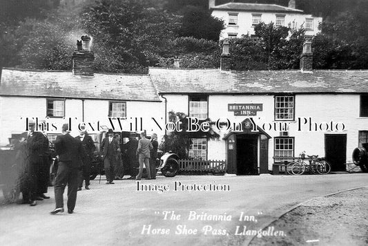 WL 1919 - The Britannia Inn, Horse Shoe Pass, Llangollen, Wales