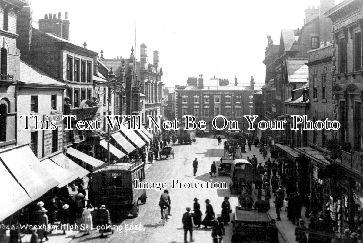 WL 192 - Wrexham High Street Looking East, Wales