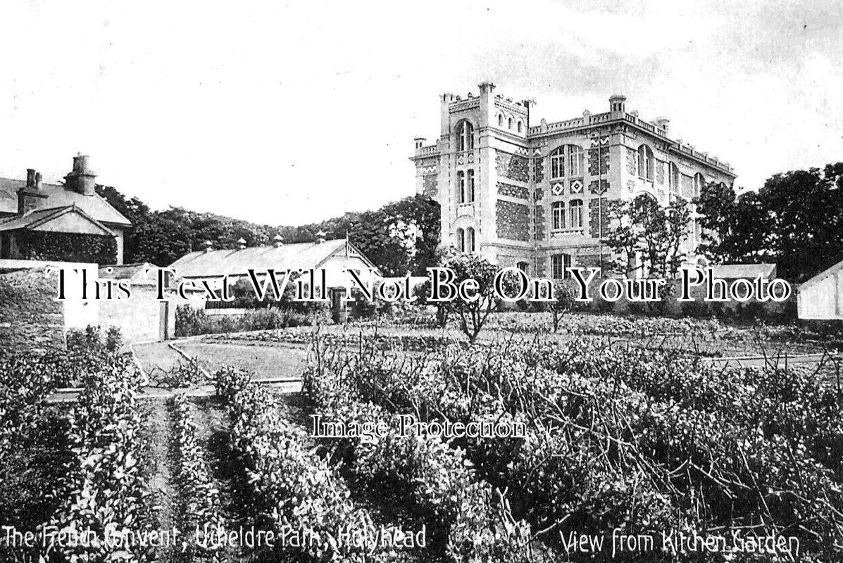 WL 1929 - Kitchen Garden, Holyhead Convent, Wales