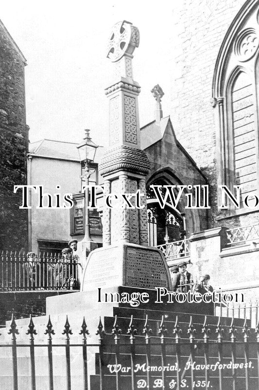 WL 1942 - Haverfordwest Boer War Memorial, Wales c1910
