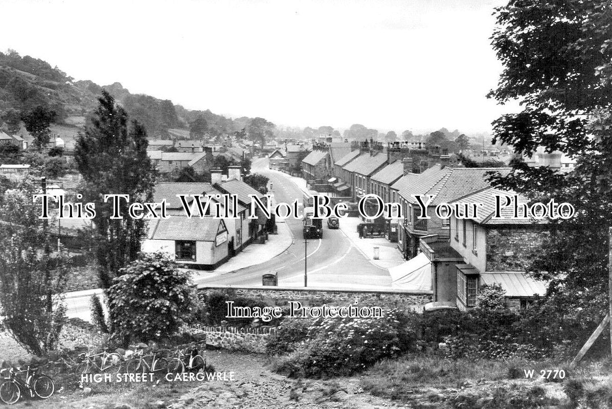 WL 1981 - High Street, Caergwrle, Wales c1963