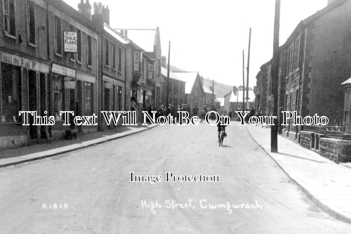 WL 2070 - High Street, Cwmgwrachm Wales c1912