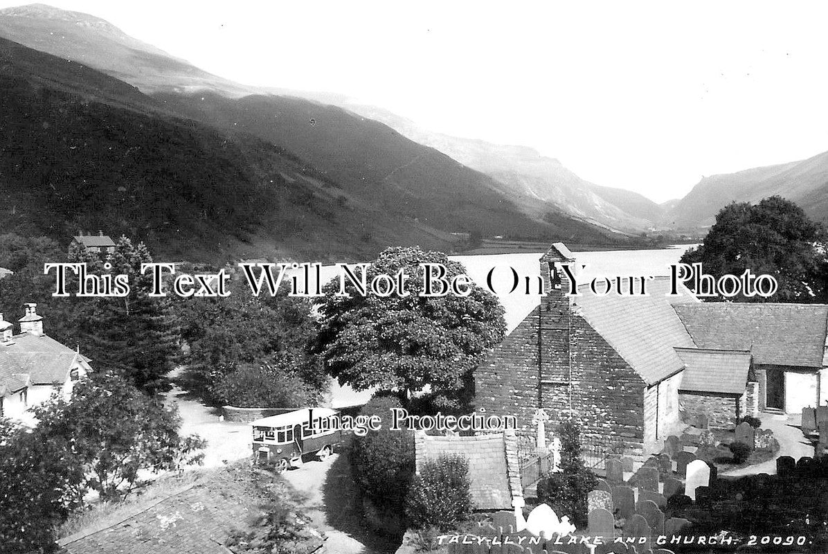 WL 2080 - Tal Y Llyn Lake & Church, Wales