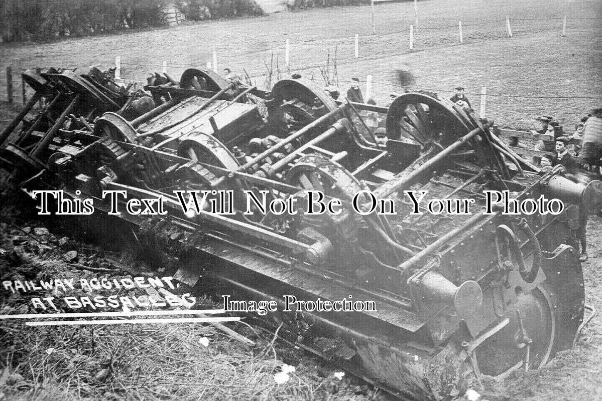 WL 2091 - Bassaleg Railway Accident Crash, Newport, Wales c1910