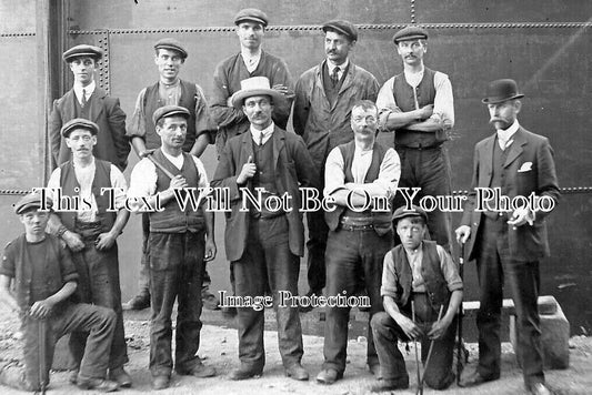 WL 2098 - Boiler Constuction Gang, Ammanford, Wales c1911