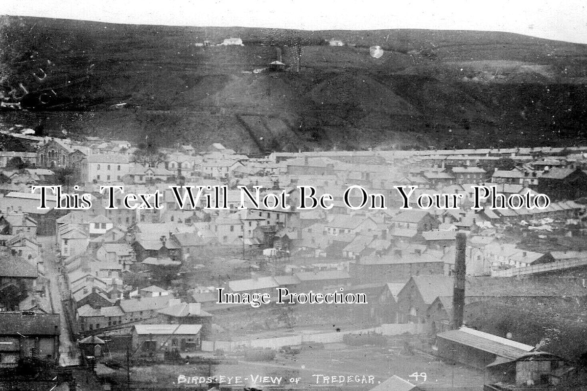 WL 2108 - Birds Eye View Of Tredegar, Wales